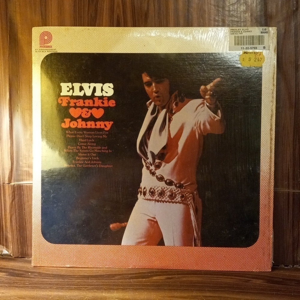 Elvis Frankie & Johnny vinyl album